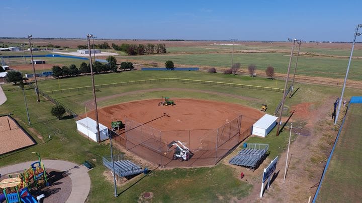 FACELIFT AT THE SOFTBALL FIELD …
