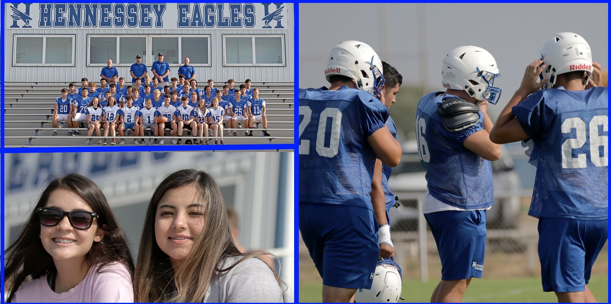 HENNESSEY EAGLES BLUE AND WHITE SCRIMMAGE