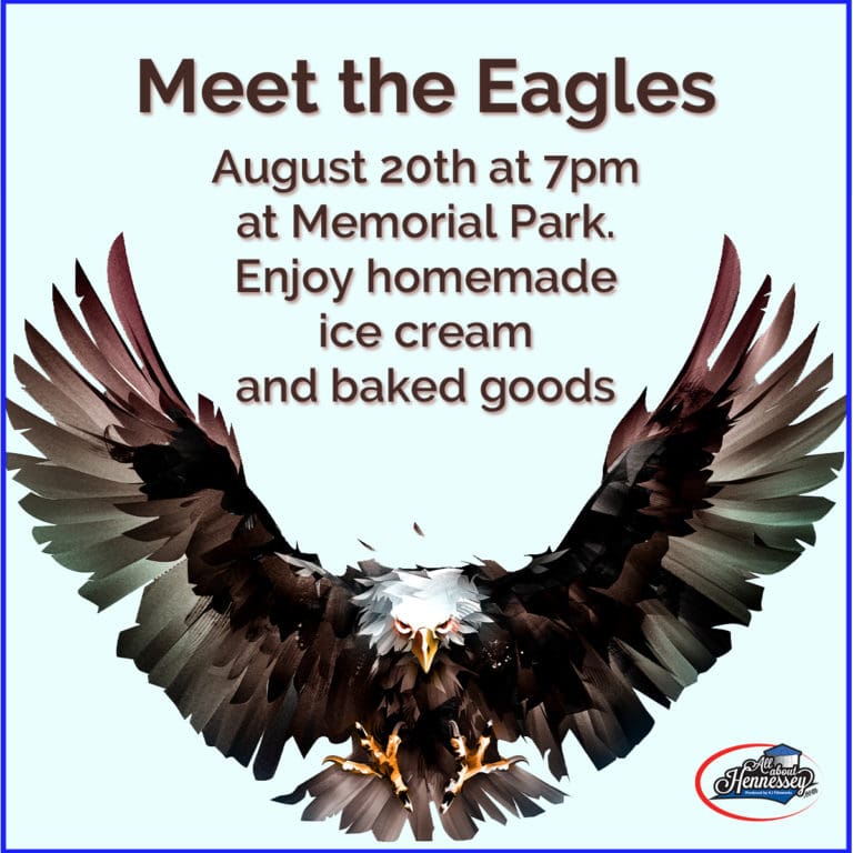 meet the Hennessey Eagles at memorial park in Hennessey