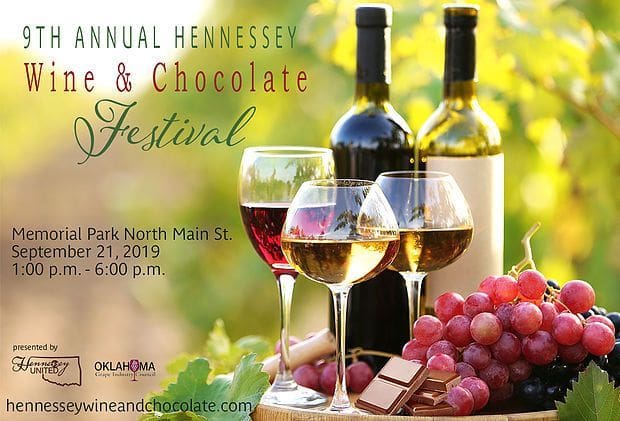 2019 Hennessey Wine and chocolate festival September 21 1-6pm
