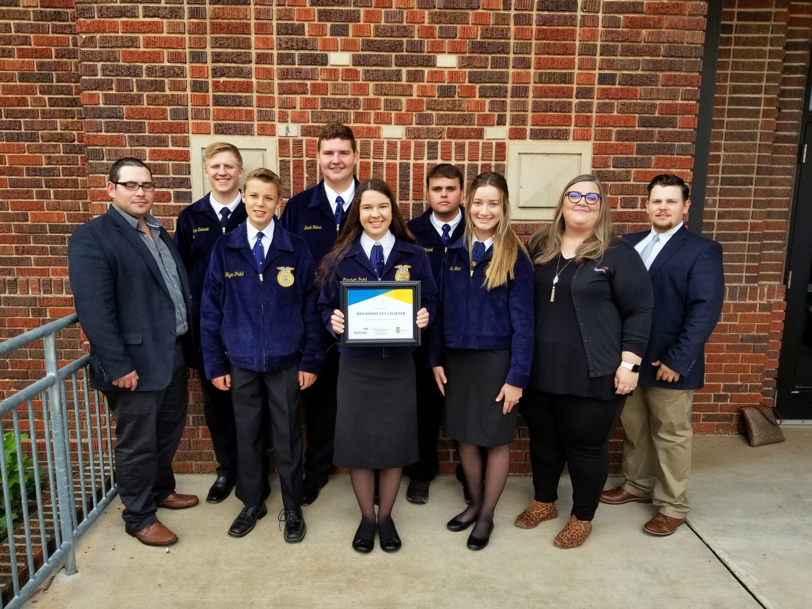 Devon Funds Hennessey and Lomega FFA Chapters’ STEM Programs