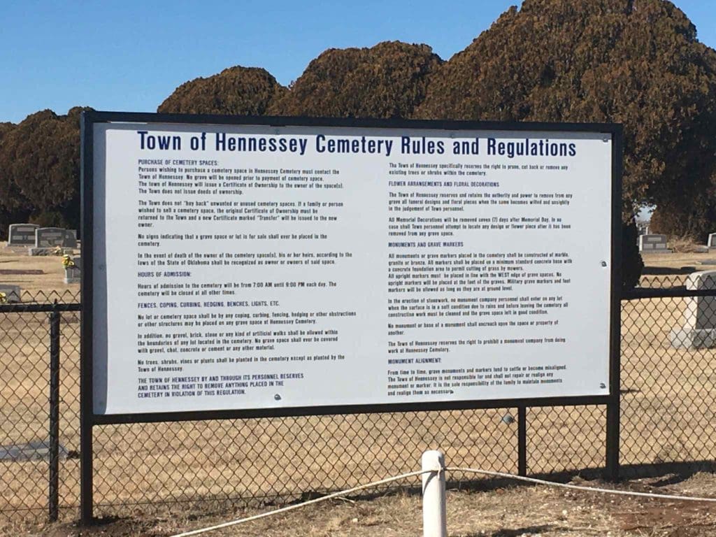 NEW HENNESSEY SIGNAGE