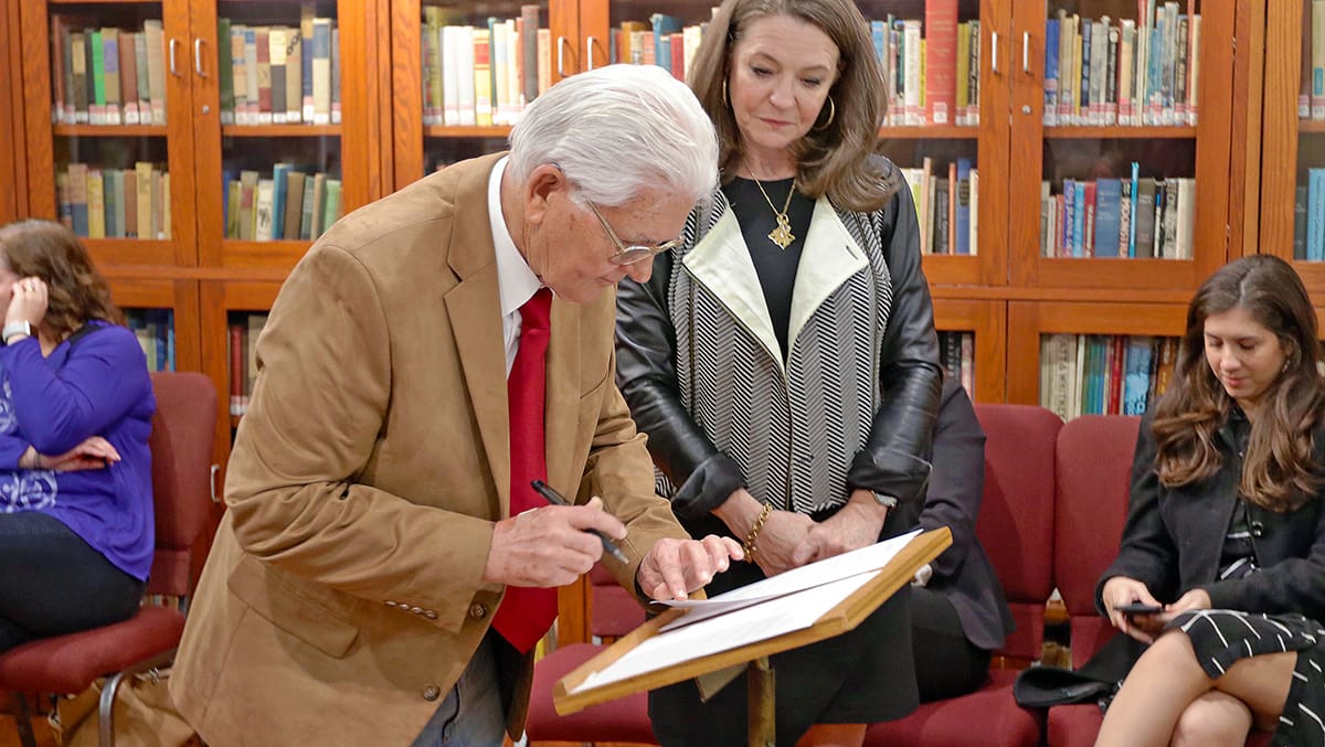 RICHARD SIMUNEK GIFTS 1 MILLION TO THE HENNESSEY LIBRARY