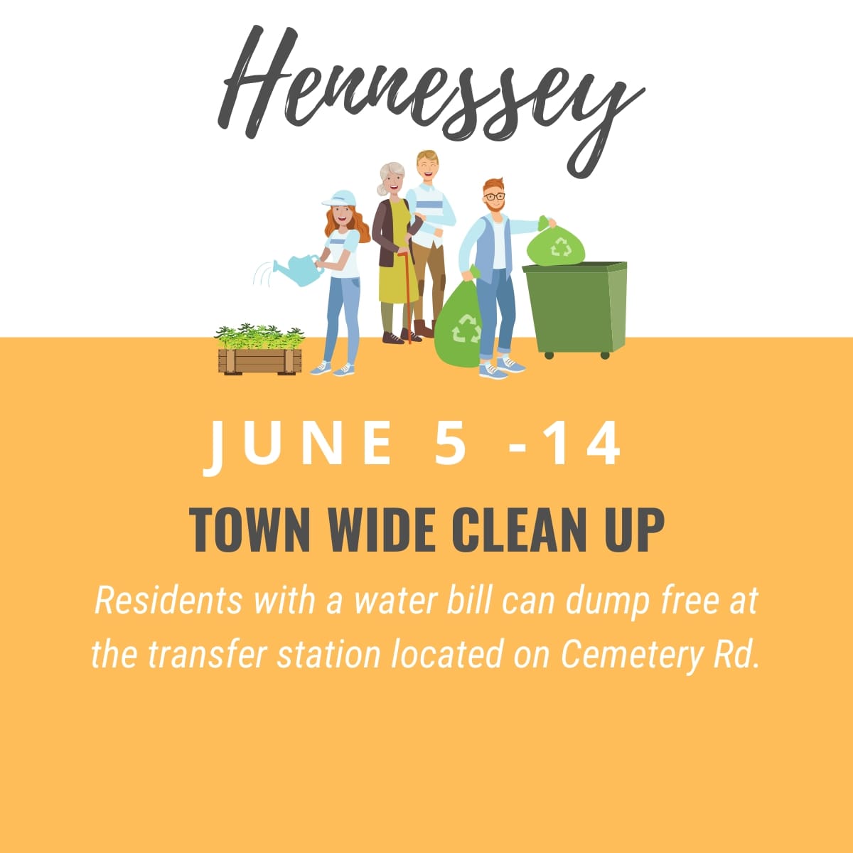TOWN WIDE CLEAN UP