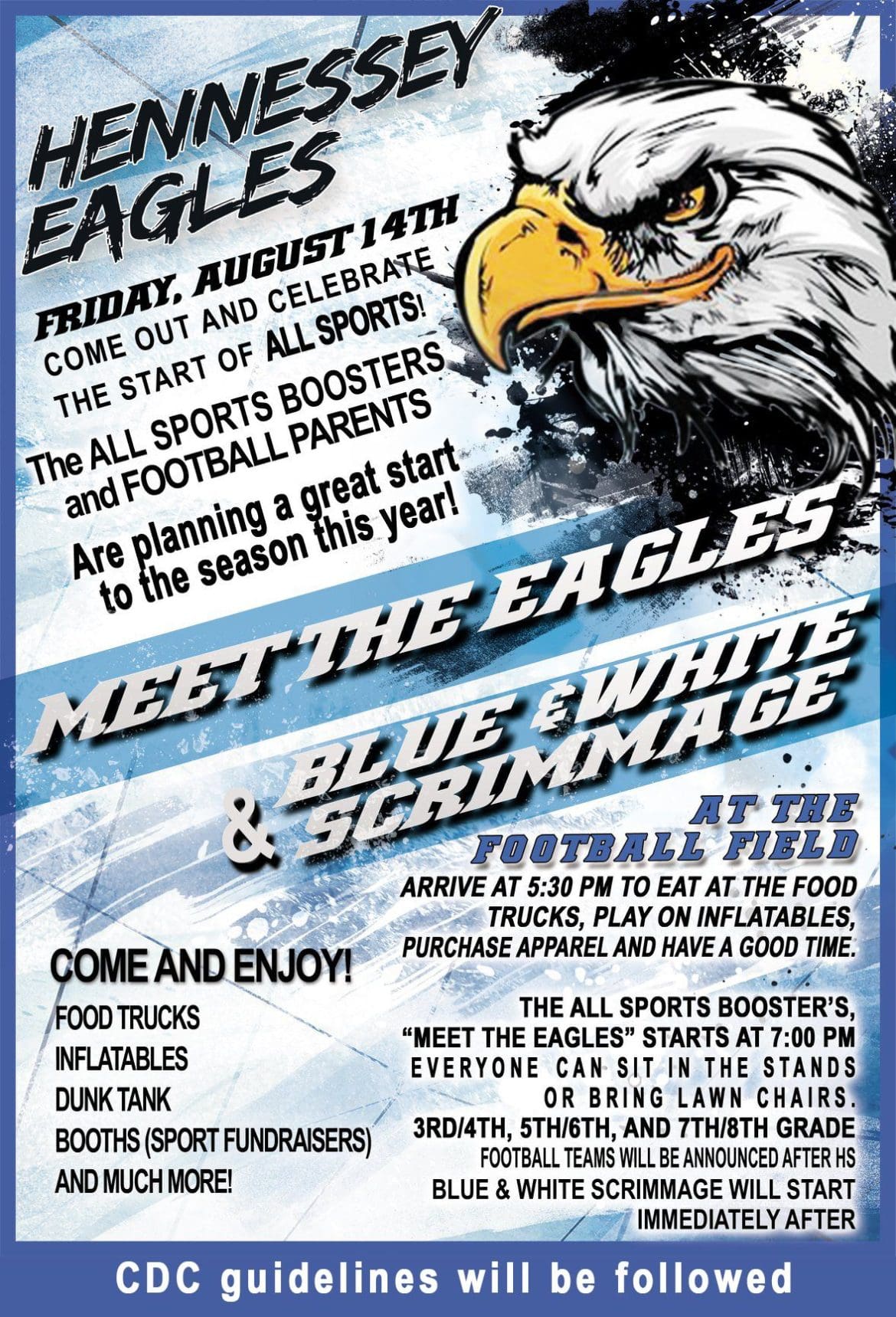 MEET THE EAGLES AND BLUE/WHITE SCRIMMAGE