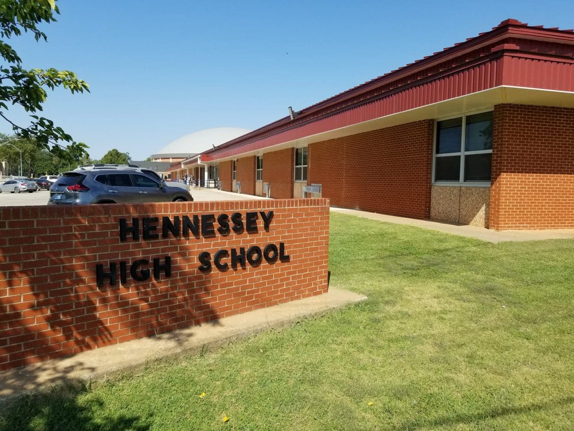 HENNESSEY SCHOOLS CLOSED.