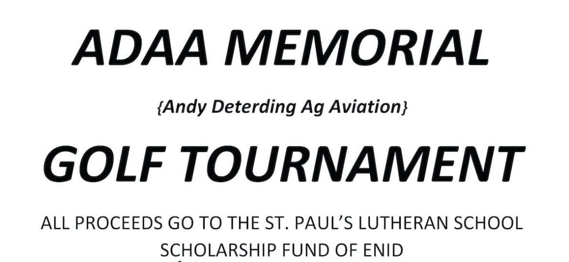 ADAA MEMORIAL (Andy Deterding Ag Aviation) GOLF TOURNAMENT