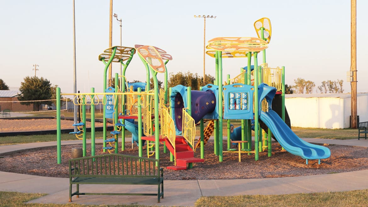 NEW PLAYGROUND EQUIPMENT FOR PARK