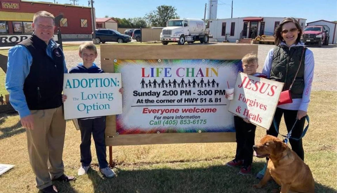 LIFE CHAIN EVENT IN HENNESSEY