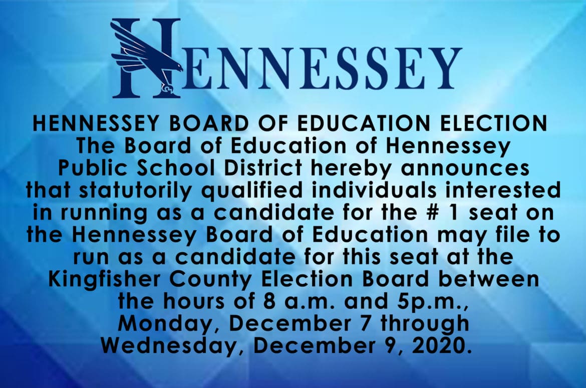 HENNESSEY BOARD OF EDUCATION ELECTION