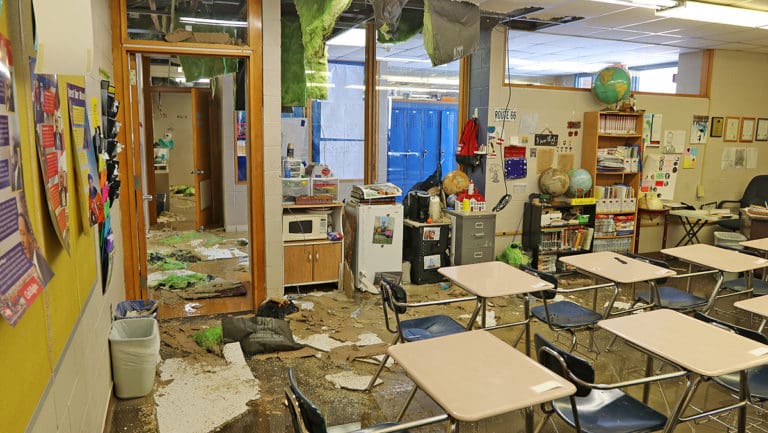 School Damage 1