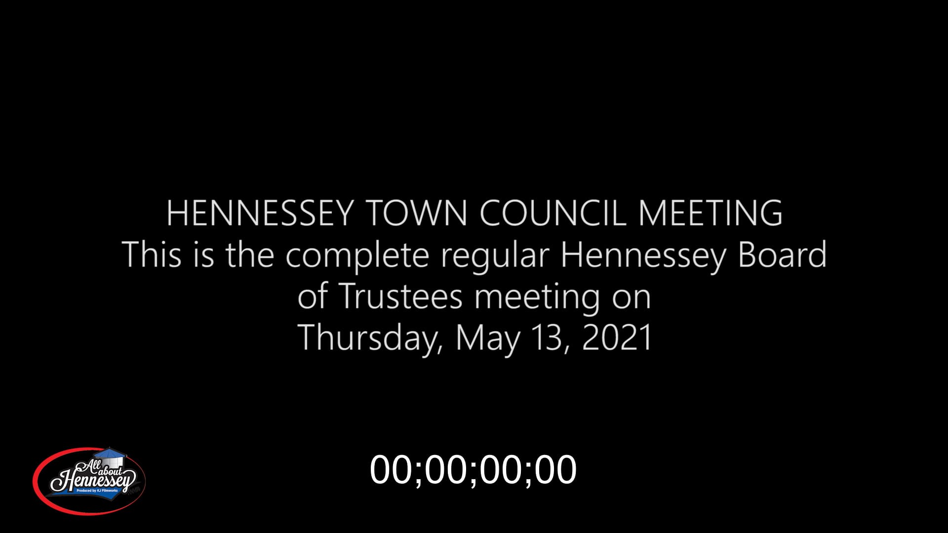 Town Council Meeting May 13, 2021