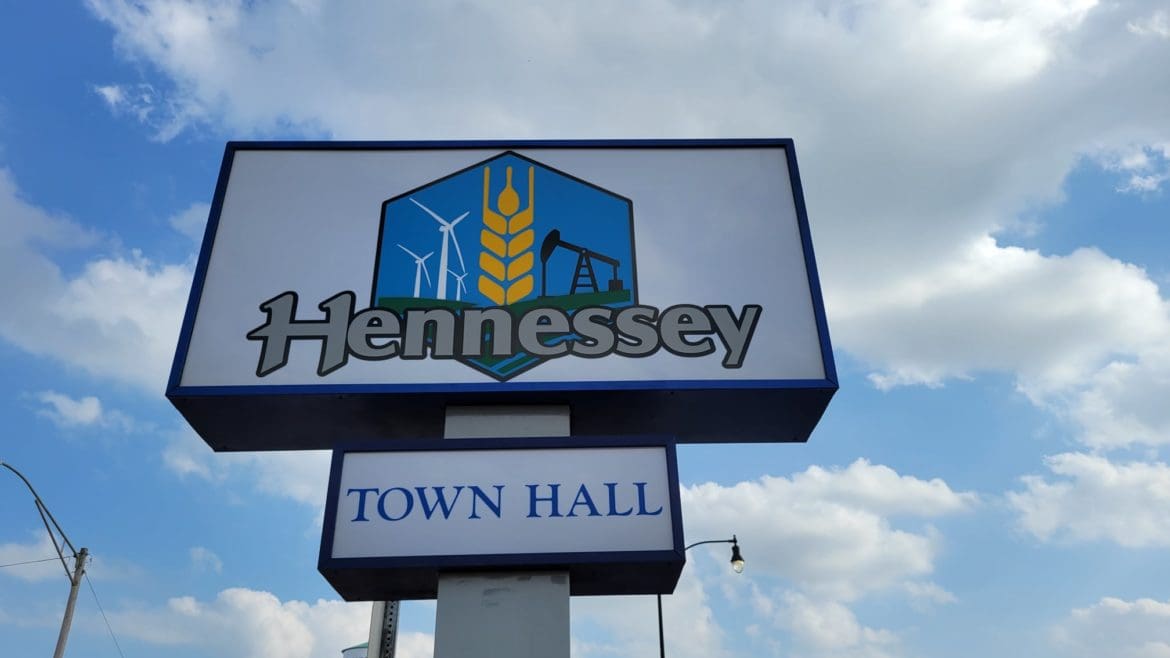 NEW HENNESSEY SIGNAGE IS READY