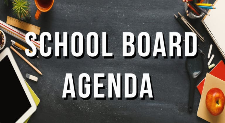 schoolboard agenda