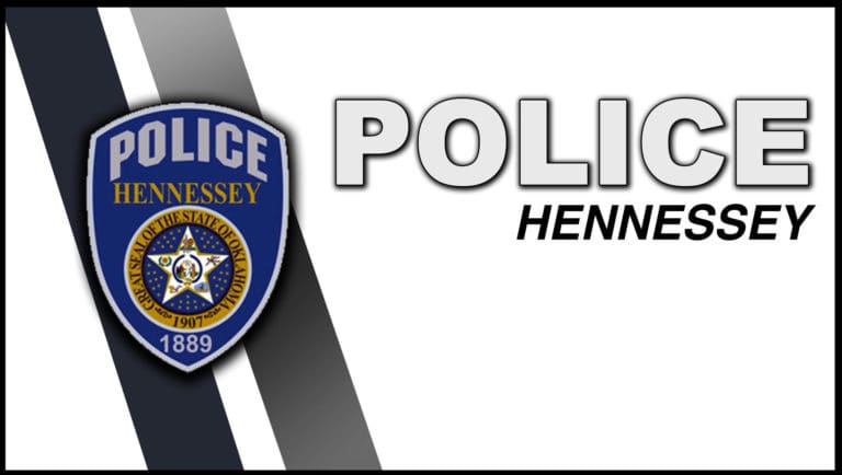 Hennessey police badge graphic