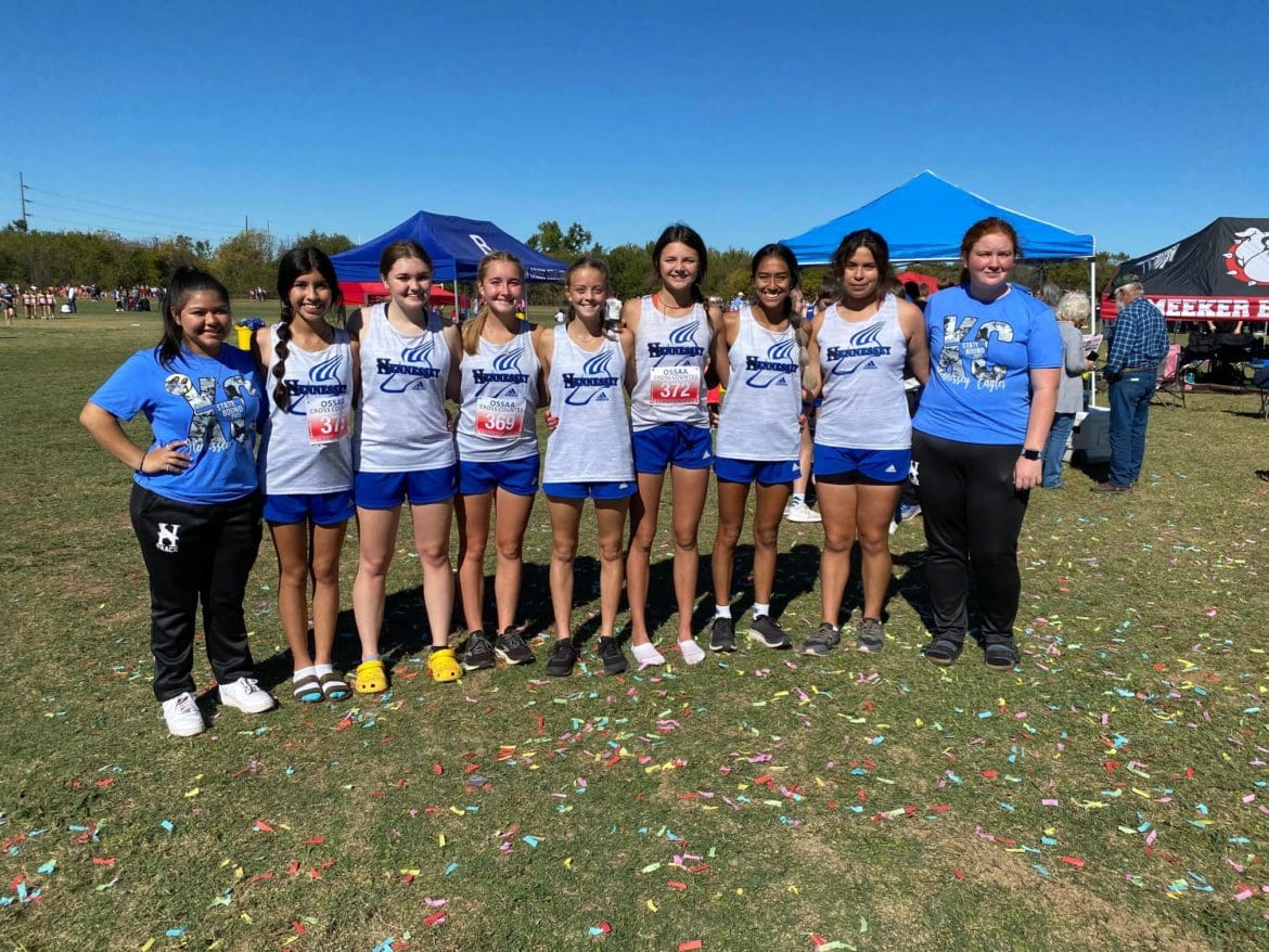CONGRATULATIONS HENNESSEY CROSS COUNTRY FOR MAKING STATE