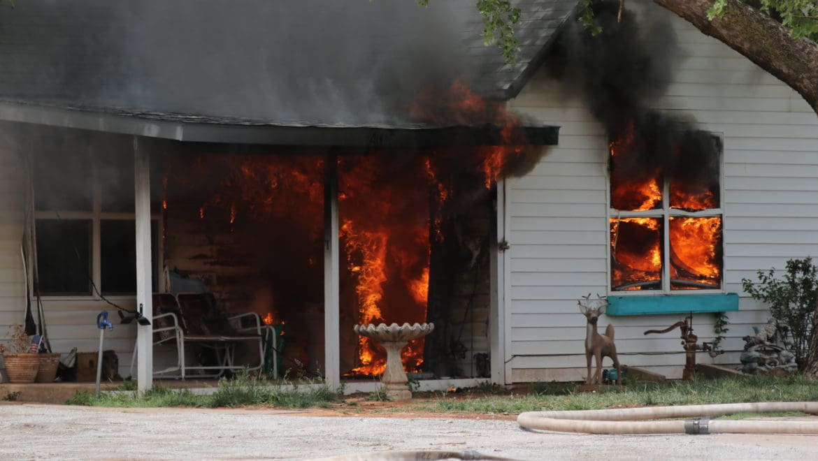 MAJOR HOUSE FIRE