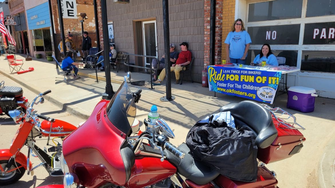 Bikers Gather in Hennessey