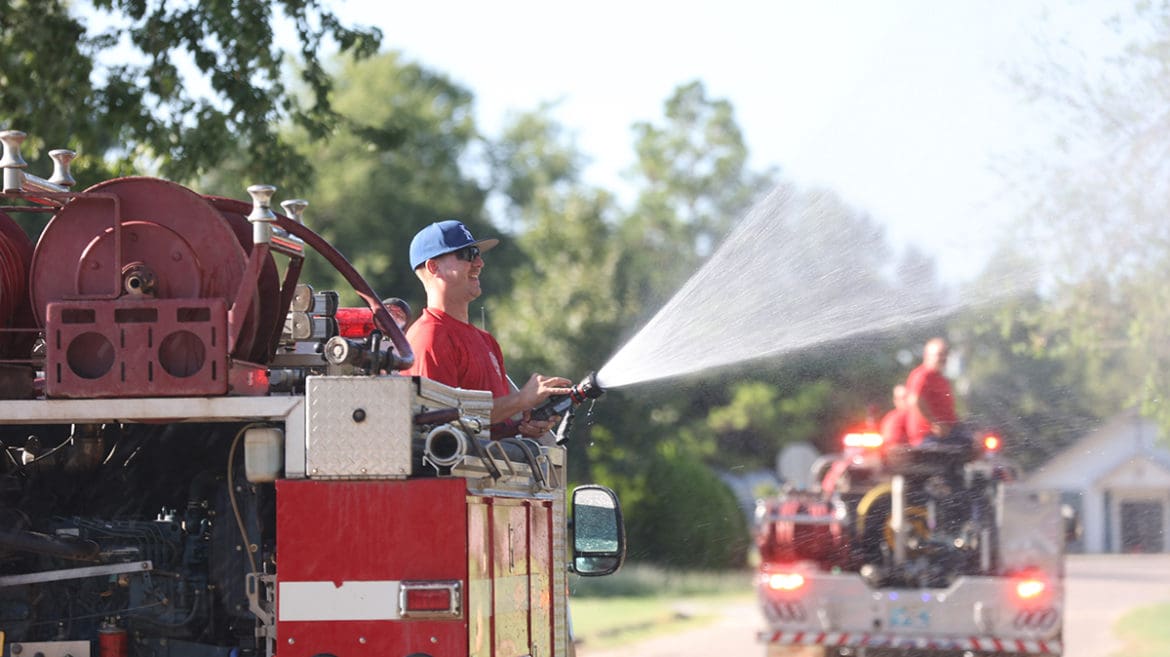 First Annual Firefighter Water War!