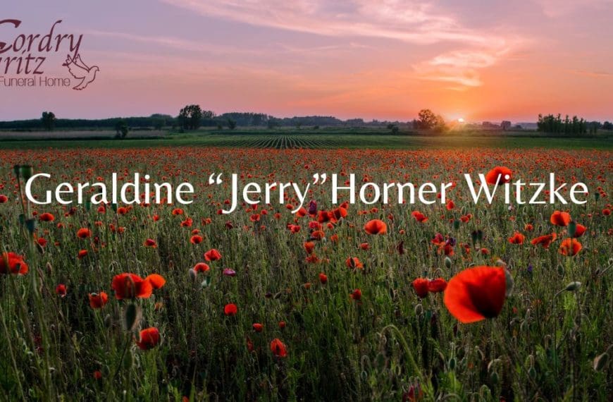 Geraldine “Jerry” Horner Witzke
