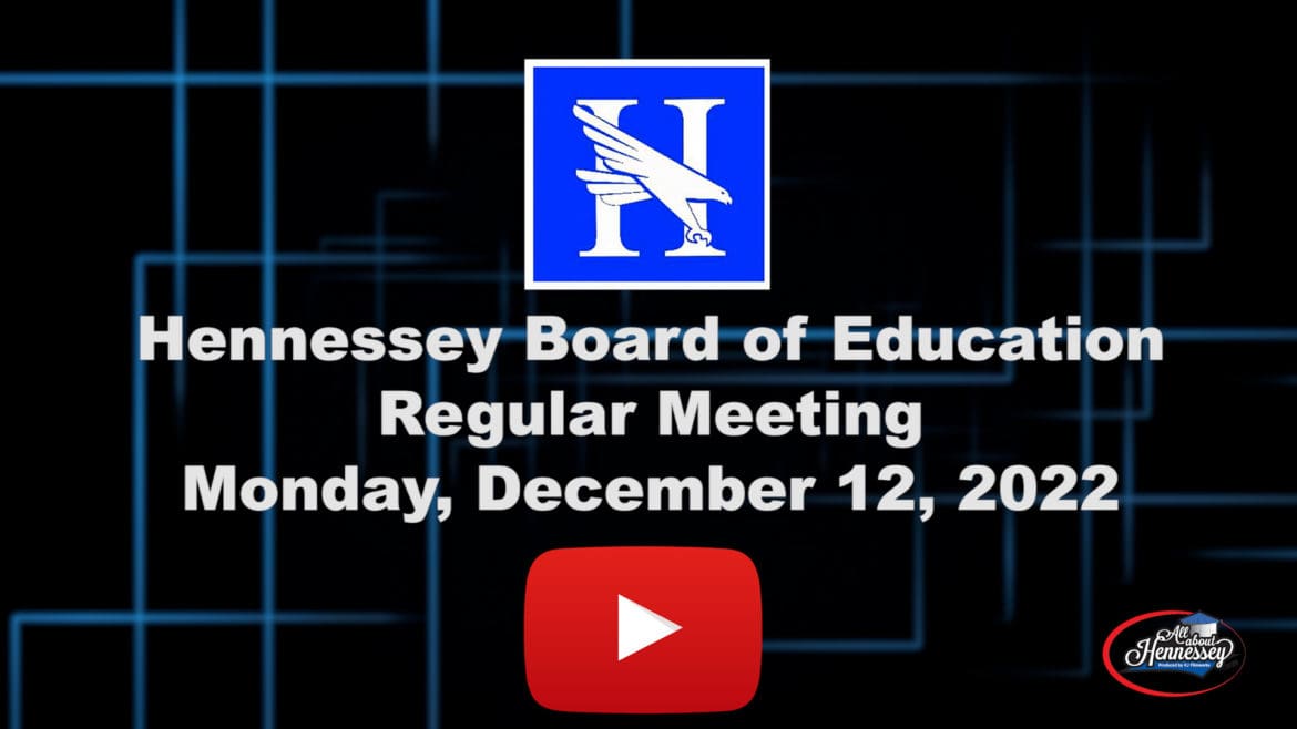 School Board Meeting December 12, 2022