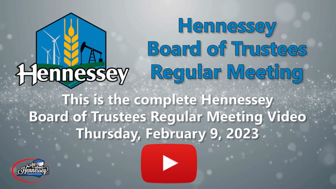 HENNESSEY BOARD OF TRUSTEES FEBRUARY 9, 2023