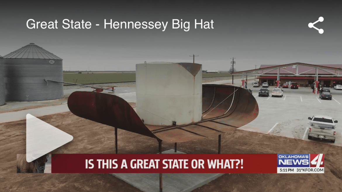 OKLAHOMA’S LARGEST COWBOY HAT MAKES GALEN CULVER’S “IS THIS A GREAT STATE OR WHAT!”