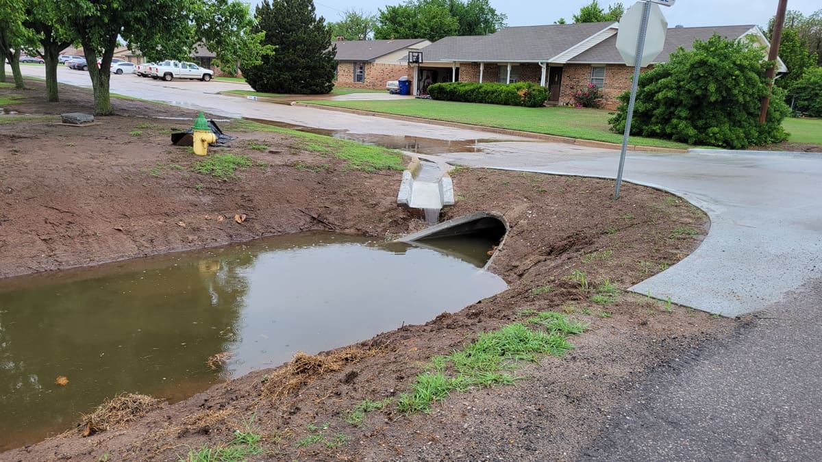 MITCHELL ROAD DRAINAGE MESS