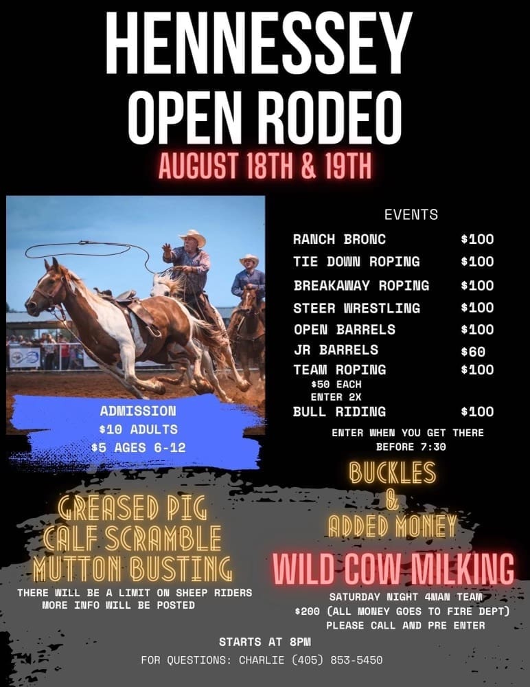 Open RODEO 2023 August 18 & 19
