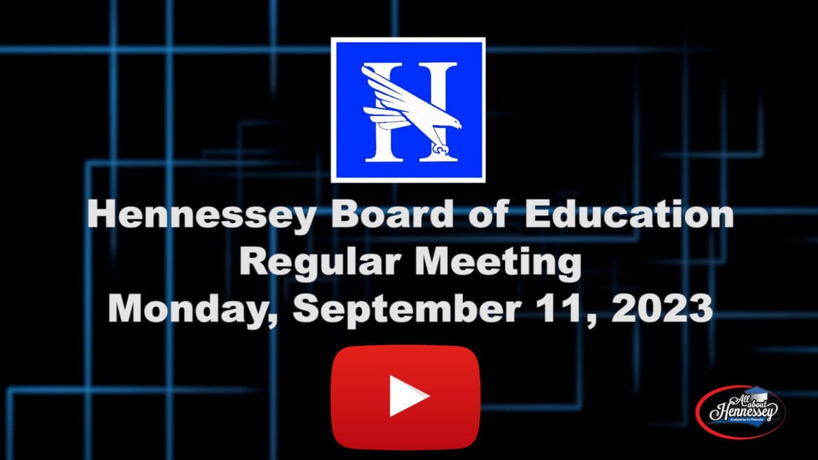 Regular Board of Education Meeting September 11, 2023