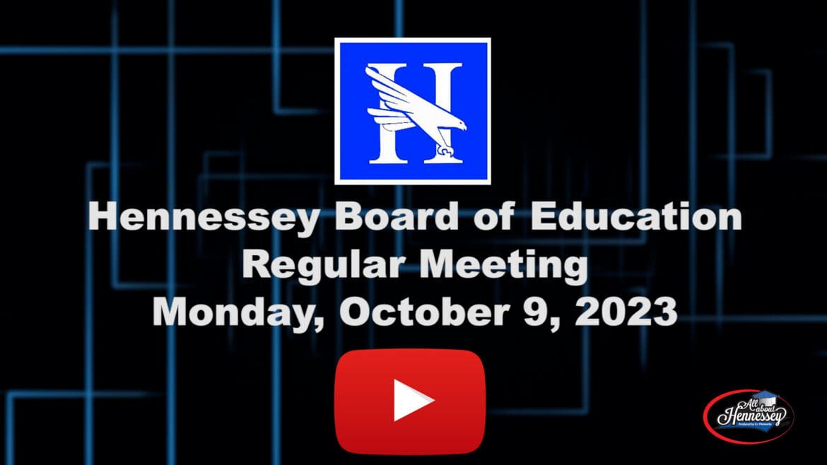 School board of Education Regular Meeting October 9,2023