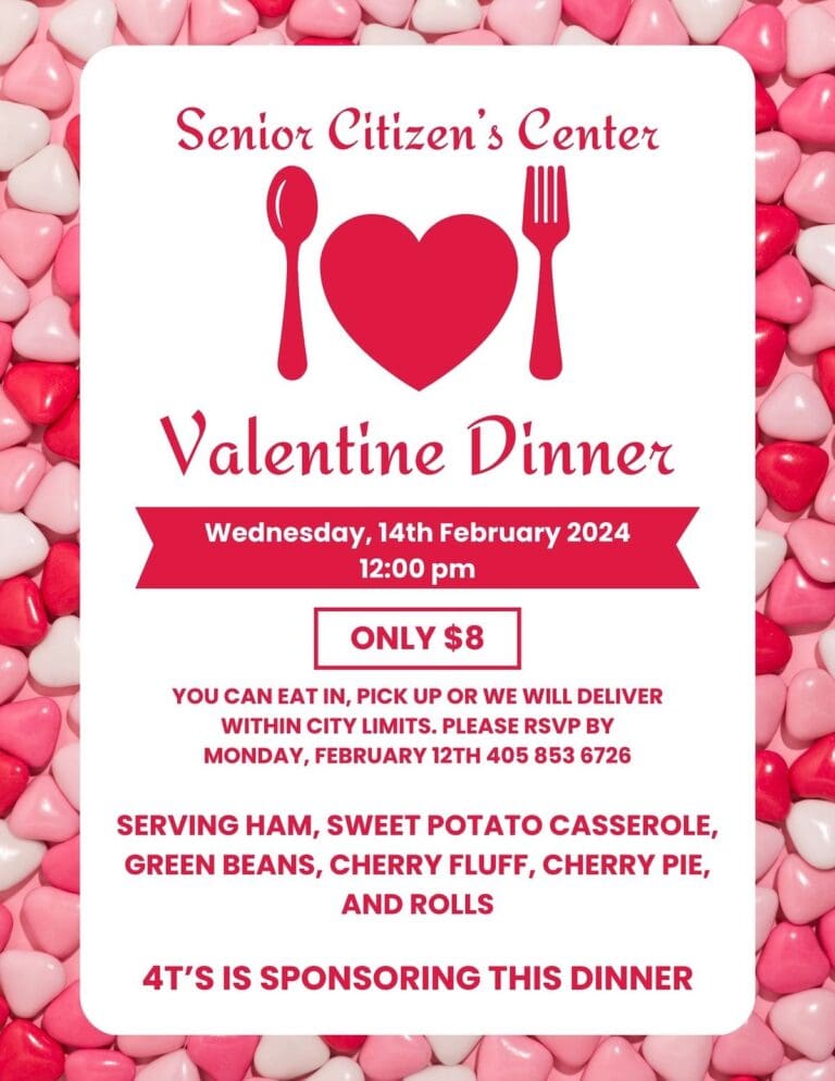 Pink White Modern Valentine's Dinner Flyer - 1