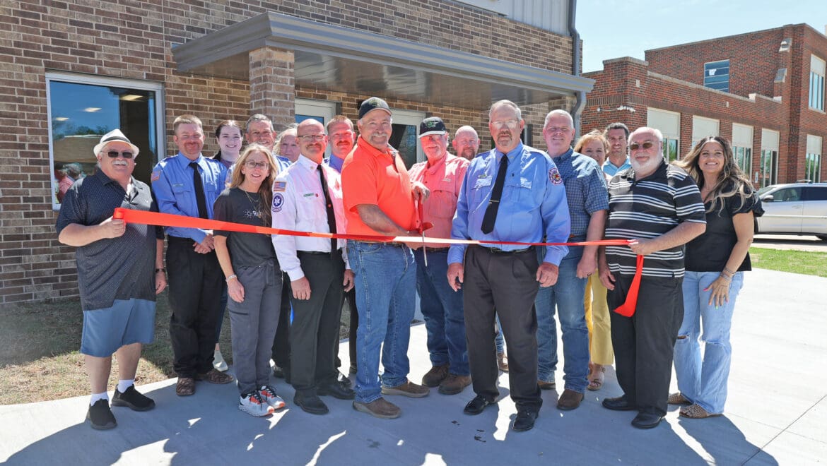 Hennessey Fire Department Cuts Ribbon on  New Station with County Support