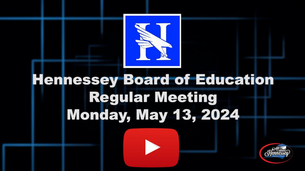 School Board of Education Meeting May 13, 2024