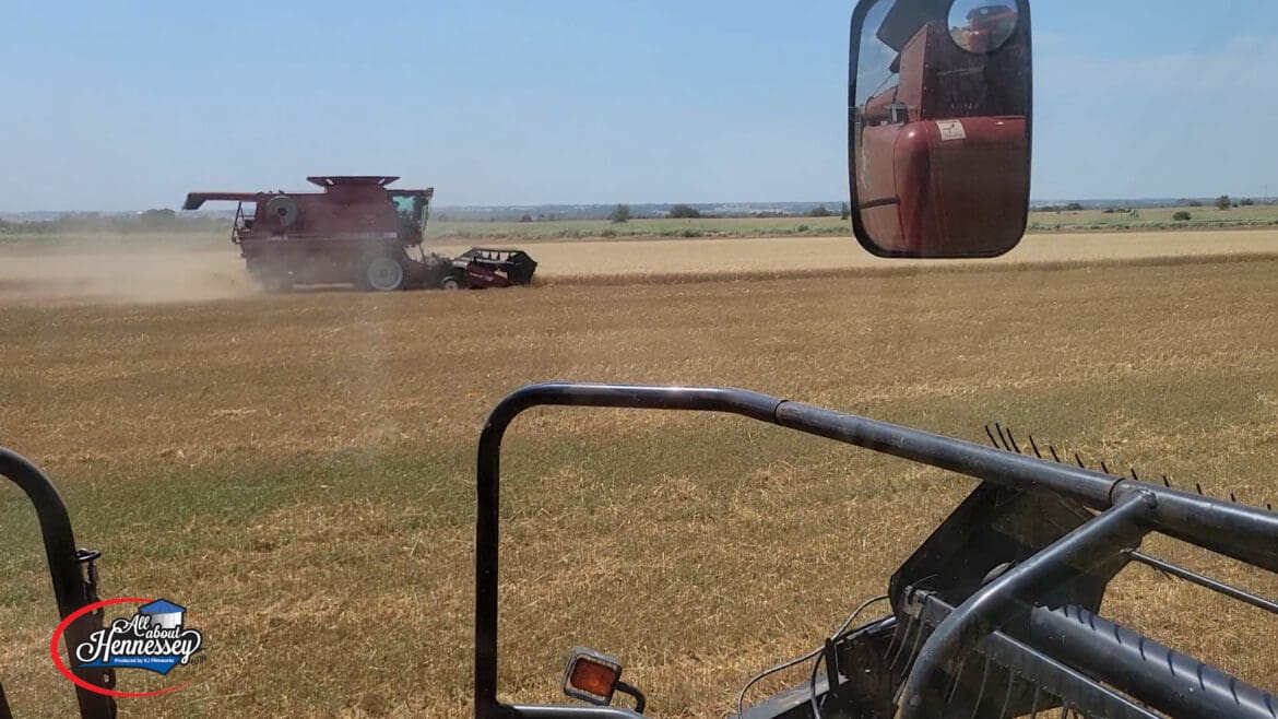 Come along for a ride with the Jones and Scott family as they harvest their 2024 wheat crop in Hennessey.