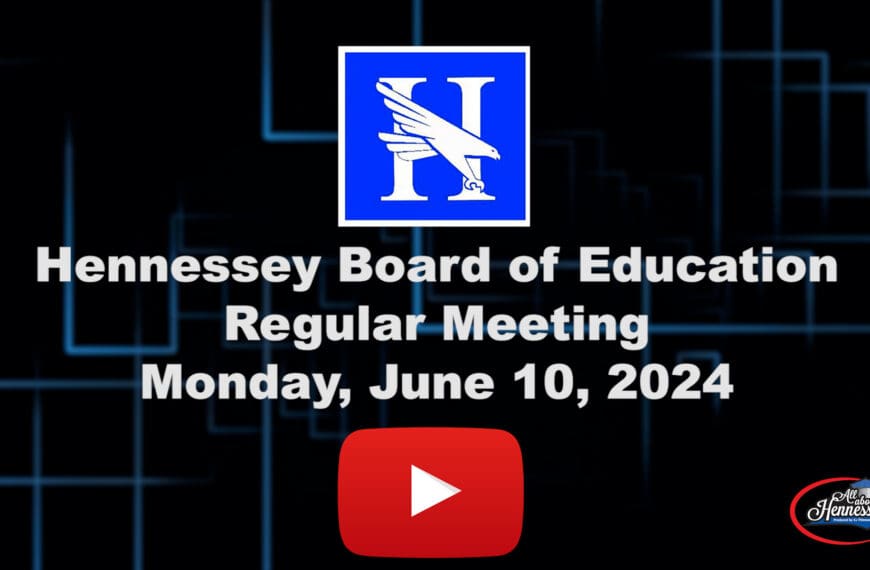 Hennessey Board of Education June 10, 2024