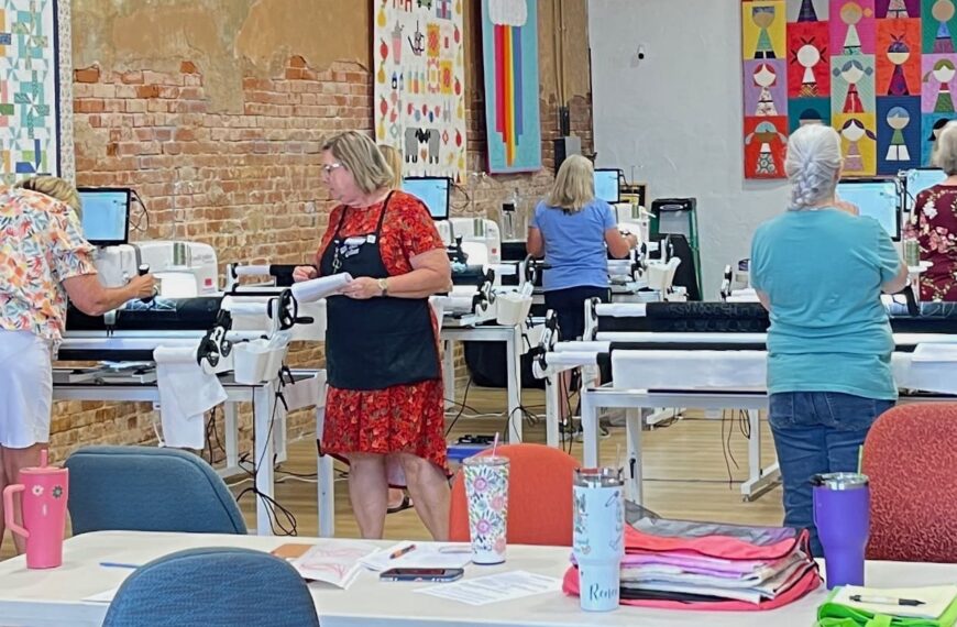 Quilting Enthusiasts Gather for Longarm Workshops