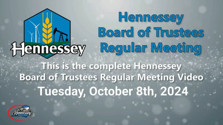 Hennessey Board Mtg 100824