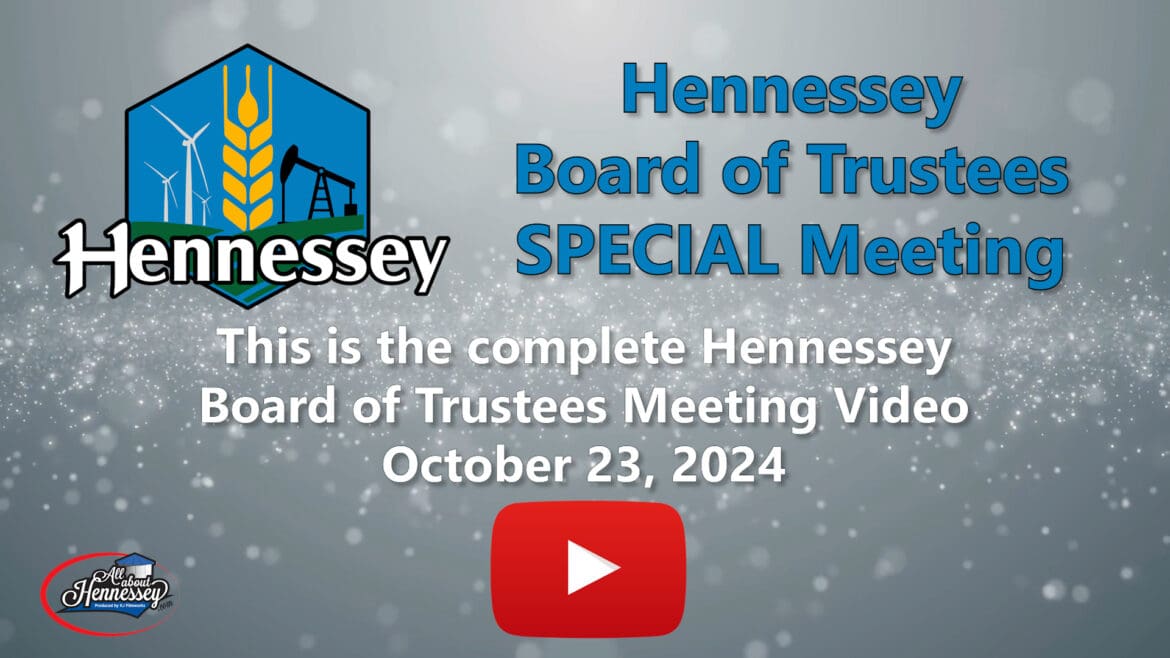 Board of Trustees Special Meeting October 23, 2024