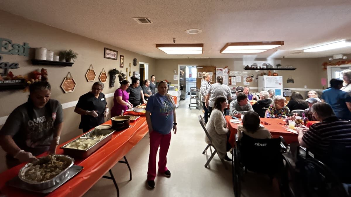 HENNESSEY NURSING AND REHAB CELEBRATES WITH THANKSGIVING DINNER