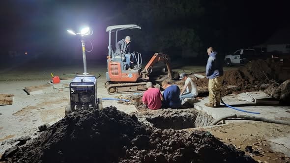 LATE NIGHT WATER LEAK