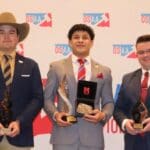 Kellan Bussell reserve champion left and Alex Miller 1st runner up right