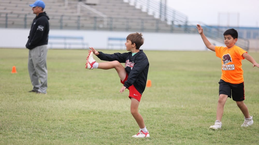 Hennessey Eagles youth football camp
