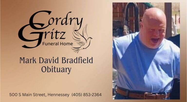 Mark David Bradfield, Obituary