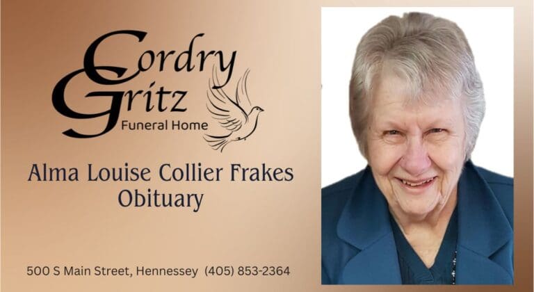 Alma Louise Collier Frakes, Obituary