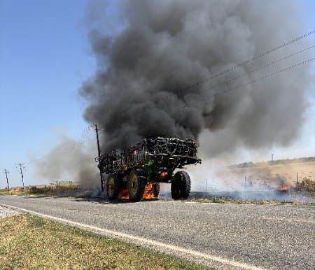 Spray Rig Fire