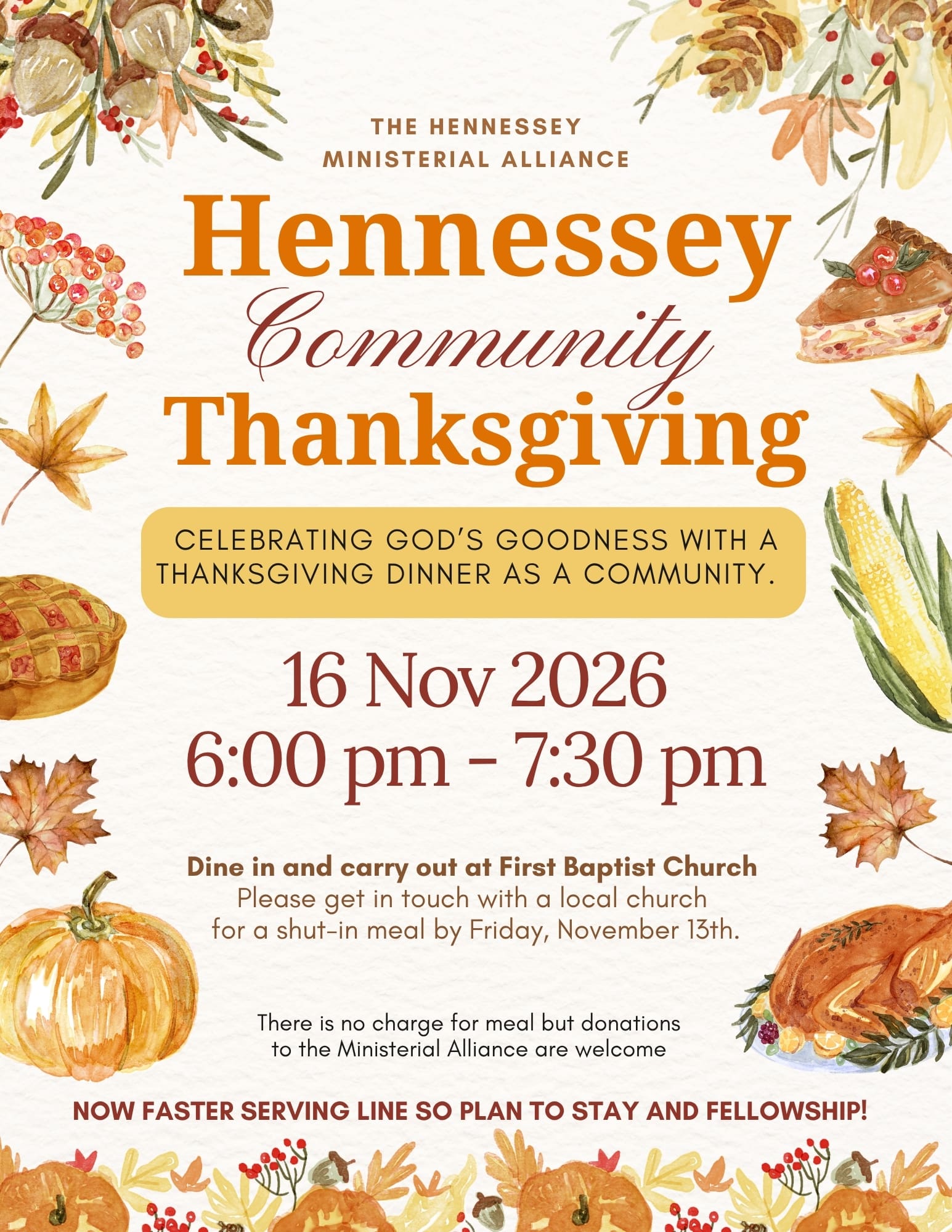 community Thanksgiving Dinner Flyer-3